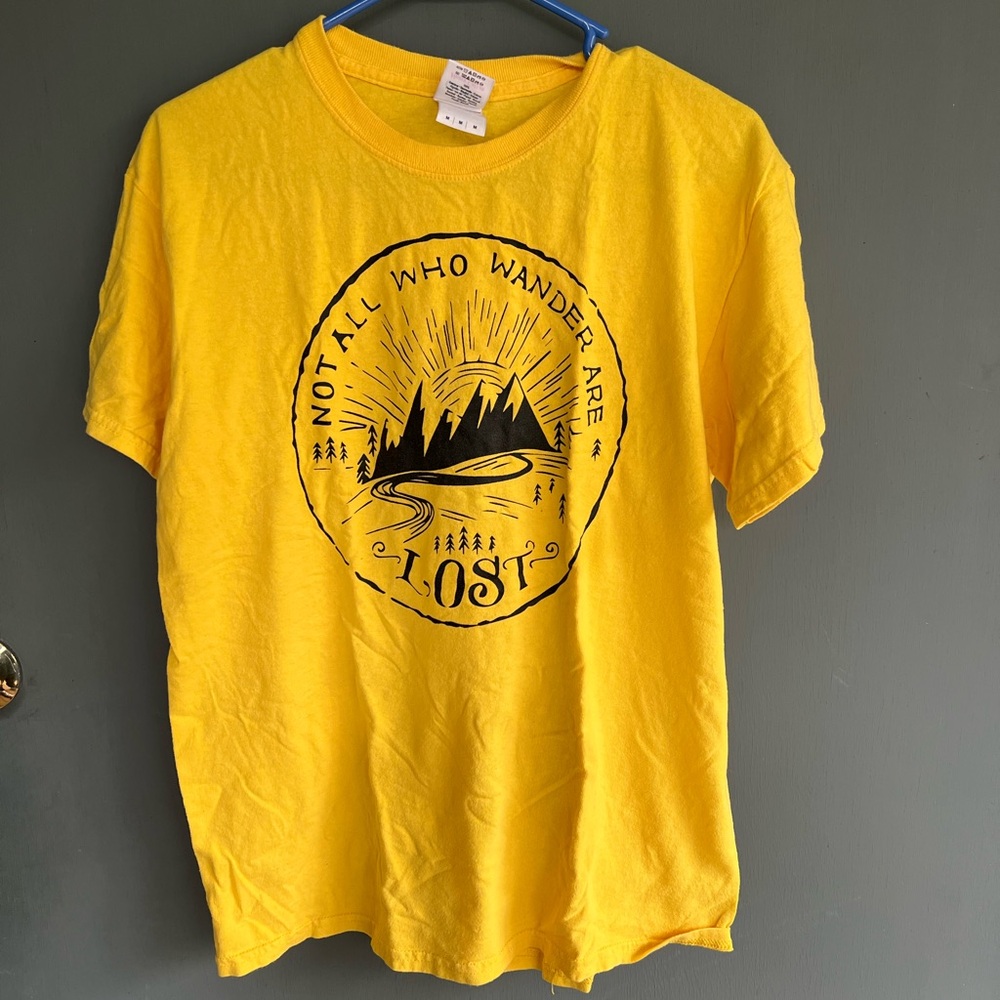 Screen-printed: Not All Who Wander Are Lost T-Shirt